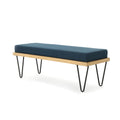 Bench Navy Blue Mdf