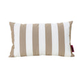 Coronado Stripe Rectangular Pillow Brown Fabric