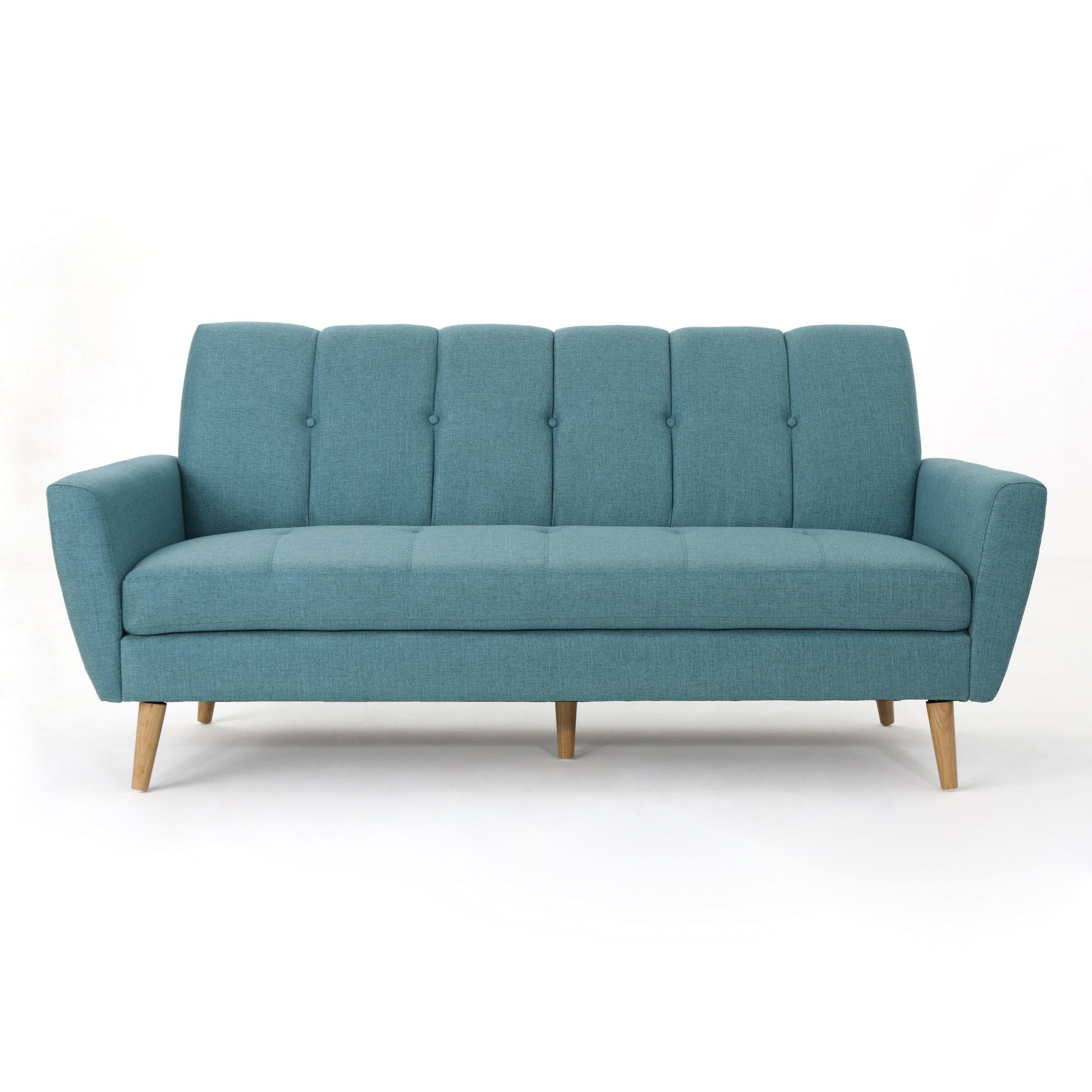 Sunnydale 71.3" Flared Arm Sofa Blue Fabric