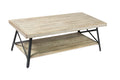 Douglas White Coffee Table White Solid Wood