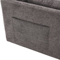 United Modular Sectional Sofa L Shaped Modular Couch With Reversible Chaise Modular Sofa Sectional Couch With Storage Seats Dark Gray Chenille 3 Seat