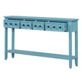 Rustic Entryway Console Table, 60