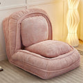 Human Dog Bed ,Lazy Sofa Couch ,5 Adjustable Position,Sit,Sleep,Fold,Suit To Put In Bedroom, Living Room ,Space Saving Design ,Pink Pink Polyester Metal Primary Living Space Medium Soft Cushion Back Modern Foam Polyester