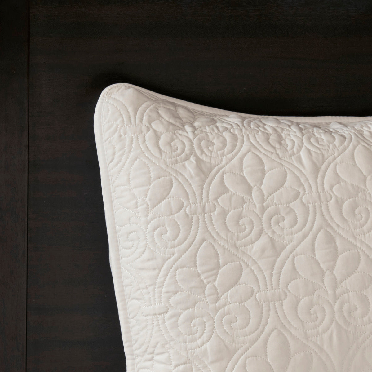 Reversible Bedspread Set Cream Twin Cream Cotton