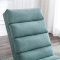 Coolmore Linen Massage Chaise Lounge Indoor With Remote Control,Ergonomic Electric Massage Long Lounger With 5 Modes For Office, Living Room,Bedroom Teal Teal Foam Linen