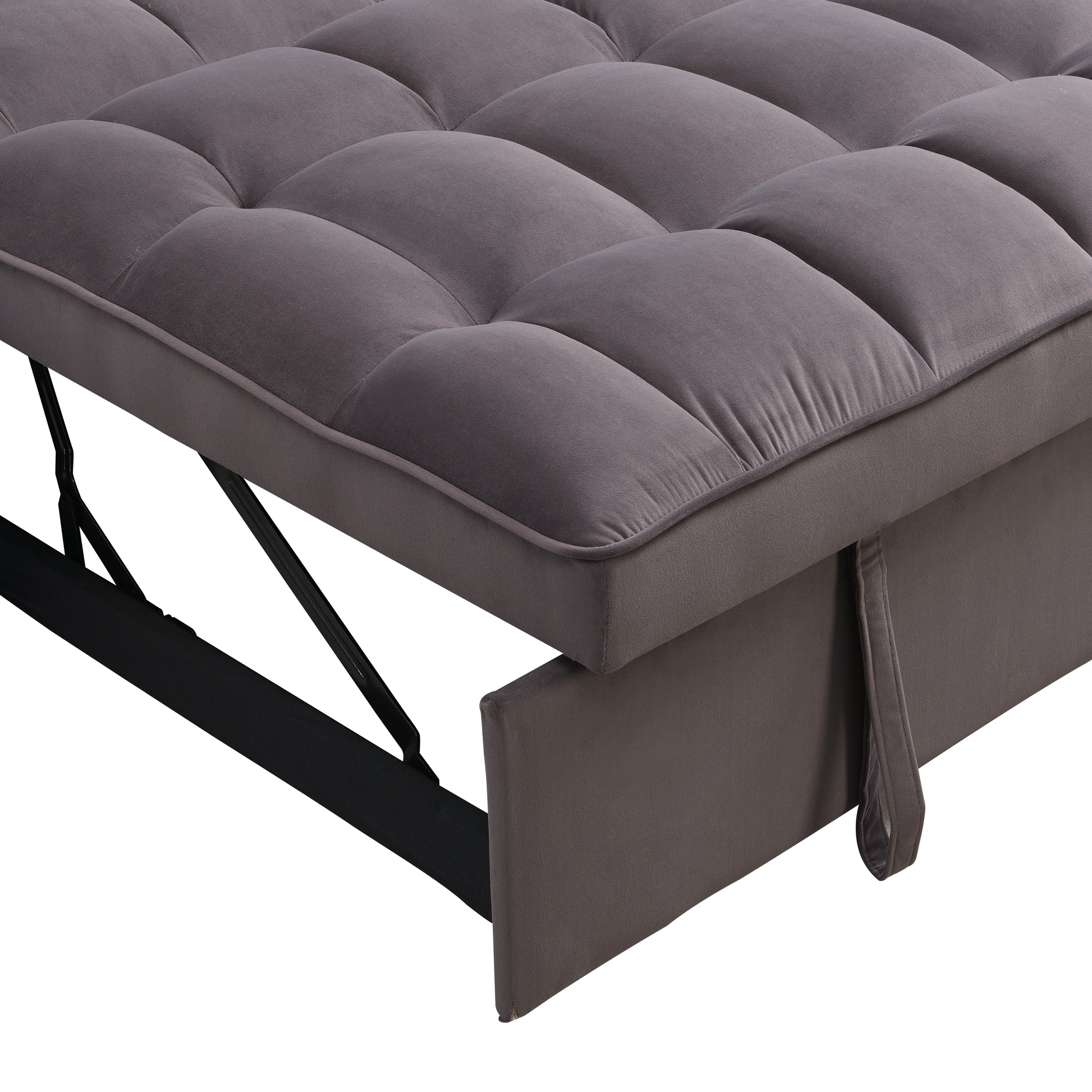 Sofa Bed With Trundle Charcoal Grey Full Charcoal Grey Velvet