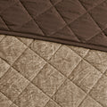 6 Piece Reversible Daybed Cover Set Brown Daybed Brown Microfiber