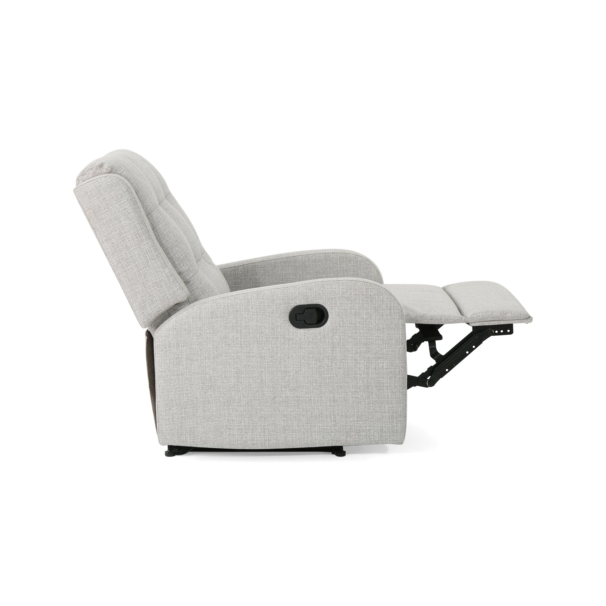 24.75" Wide Manual Standard Recliner Beige Fabric