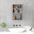 Homcom Bathroom Mirrored Cabinet, Vertical 16