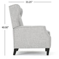 Recliner Light Grey Fabric