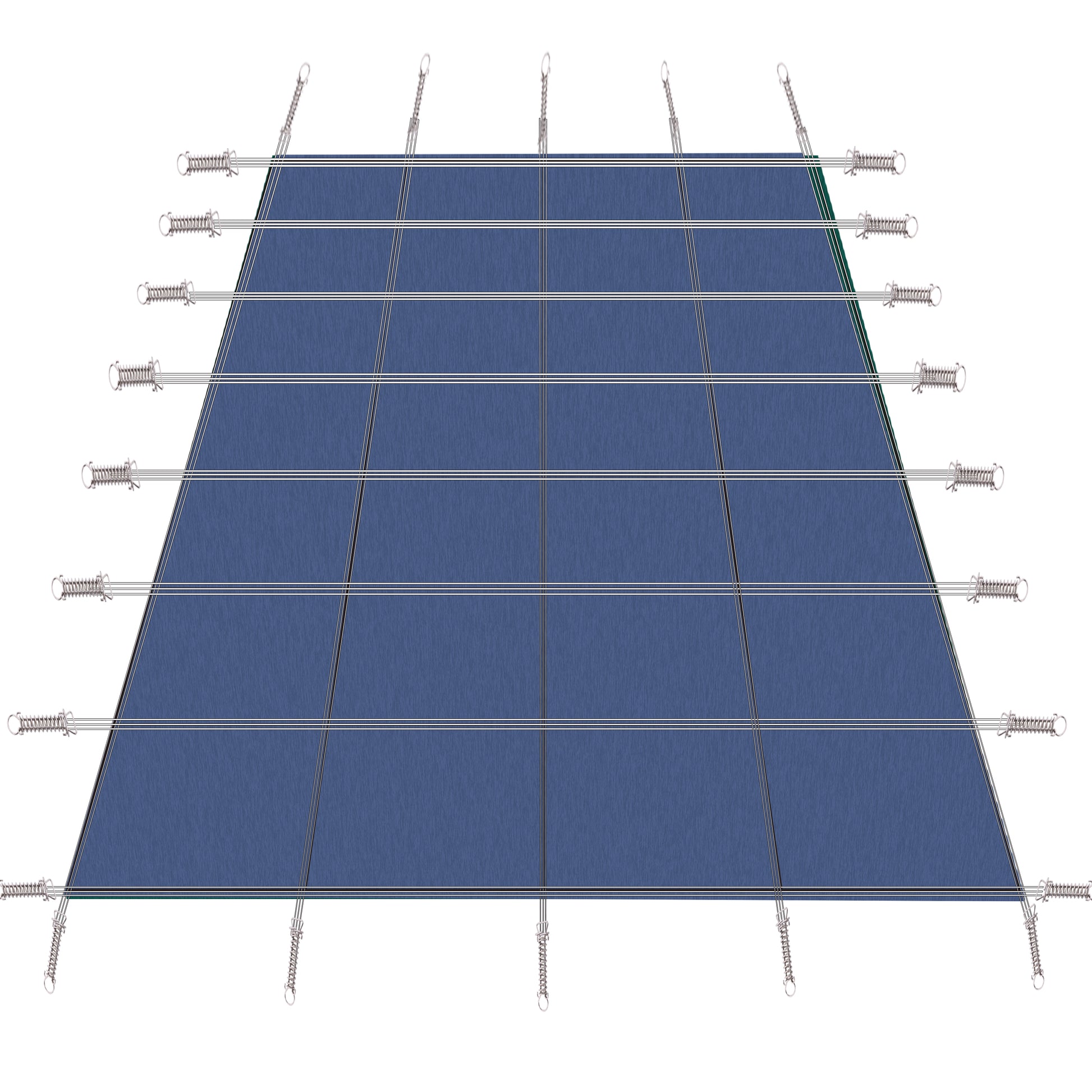 Inground Pool Safety Cover, 18X36Ft Rectangle Winter Safety Pool Cover For Inground Swimming Pools, Solid Safety Pool Covers, Triple Stitched For High Strength, Hardware Included,Blue Mesh Blue Polypropylene