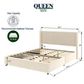 Same As B083P156196 Anna Patented 2 Drawer Storage Bed Queen Ivory Velvet Upholstered Wingback Platform Bed Modern Design Headboard With Tight Channel Wooden Slat Mattress Support No Box Spring Needed Box Spring Not Required Queen Ivory Metal Bedroom