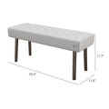 Homcom Modern Ottoman Bench, 39.4