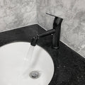 Bathroom Faucet,Single Handle Bathroom Vanity Sink Faucet Matte Black Stainless Steel