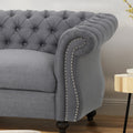 Seat Sofa Dark Grey Fabric