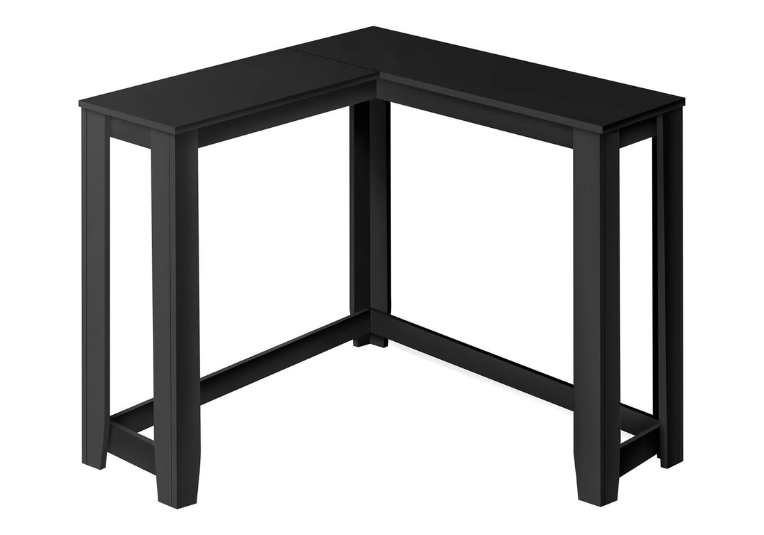 Accent Table, Console, Entryway, Narrow, Corner, Living Room, Bedroom, Black Laminate, Transitional Black Particle Board