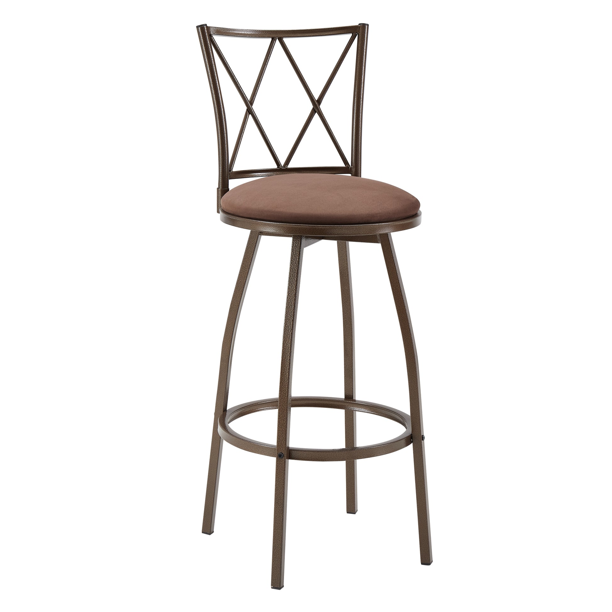 3 Piece Bar Steels Kitchen Dining Room Table Set Retro Brown Bar Chair For Dining Room Antique Brown Seats 2 Brown Dining Room American Design,American Traditional,Antique Rectangular Metal & Wood Dining Table With Chair Metal & Wood