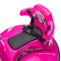 12V Kids Ride On Bumper Car W Parents Control,Rotate 360 Degrees,Two Handed Switch For Direction Control,Bumper Strip,Light Belt,Mp3 Music,Bluetooth,Provide A Speed Of 0.75Mph For Kids Of 2 5 Rose