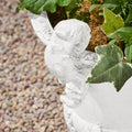 Mgo Garden Urn Planter Antique White Magnesium Oxide