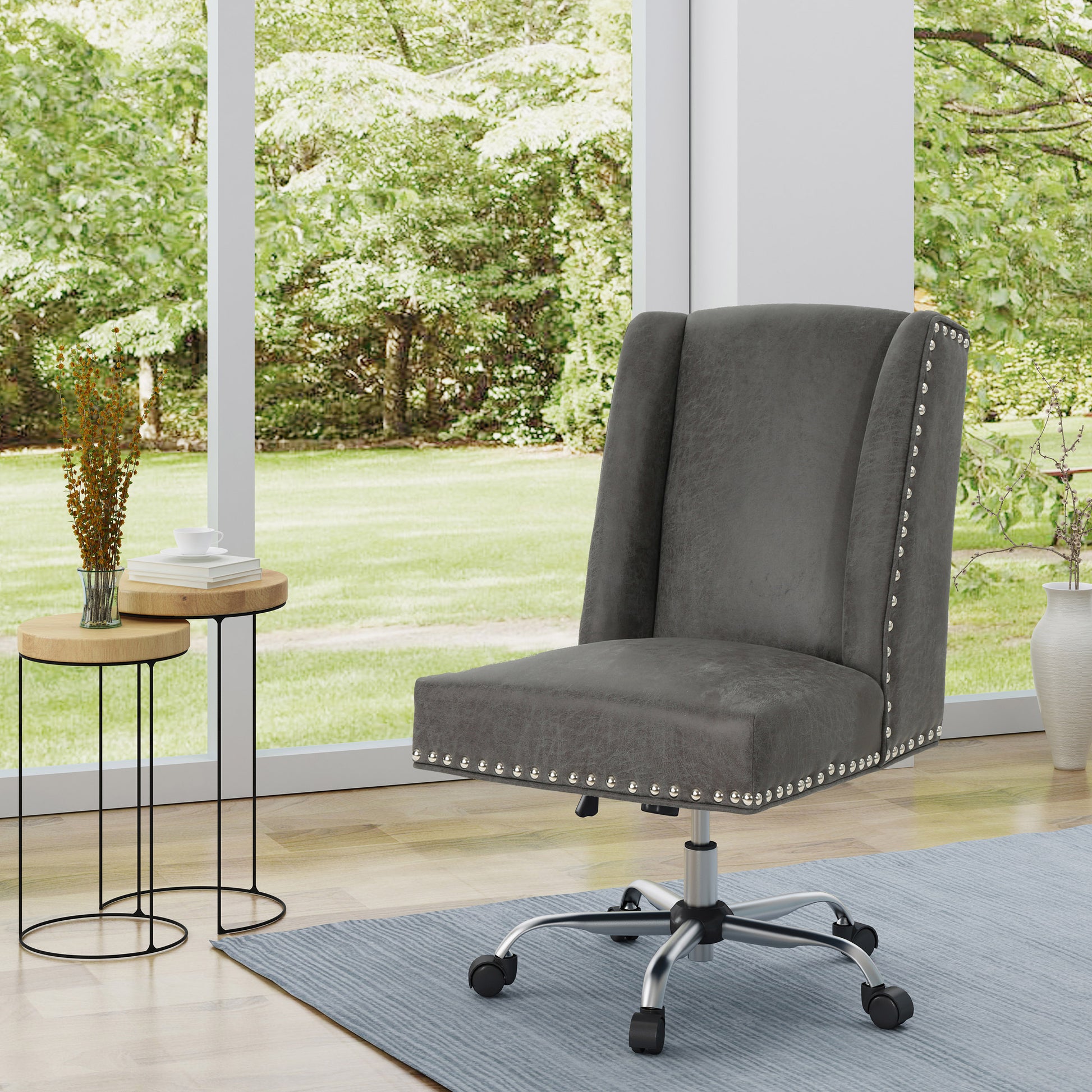 Office Chair Slate Microfiber