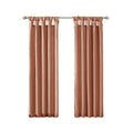 Twist Tab Lined Window Curtain Panel Spice Polyester