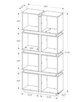 Bookshelf, Bookcase, Etagere, 5 Tier, 71