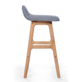 Bar Chair Gray Fabric