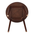 Walnut Round Table, All Solid Wood, Can Sit 2 4 People Diameter 31.5 Inches Walnut Rubber Wood