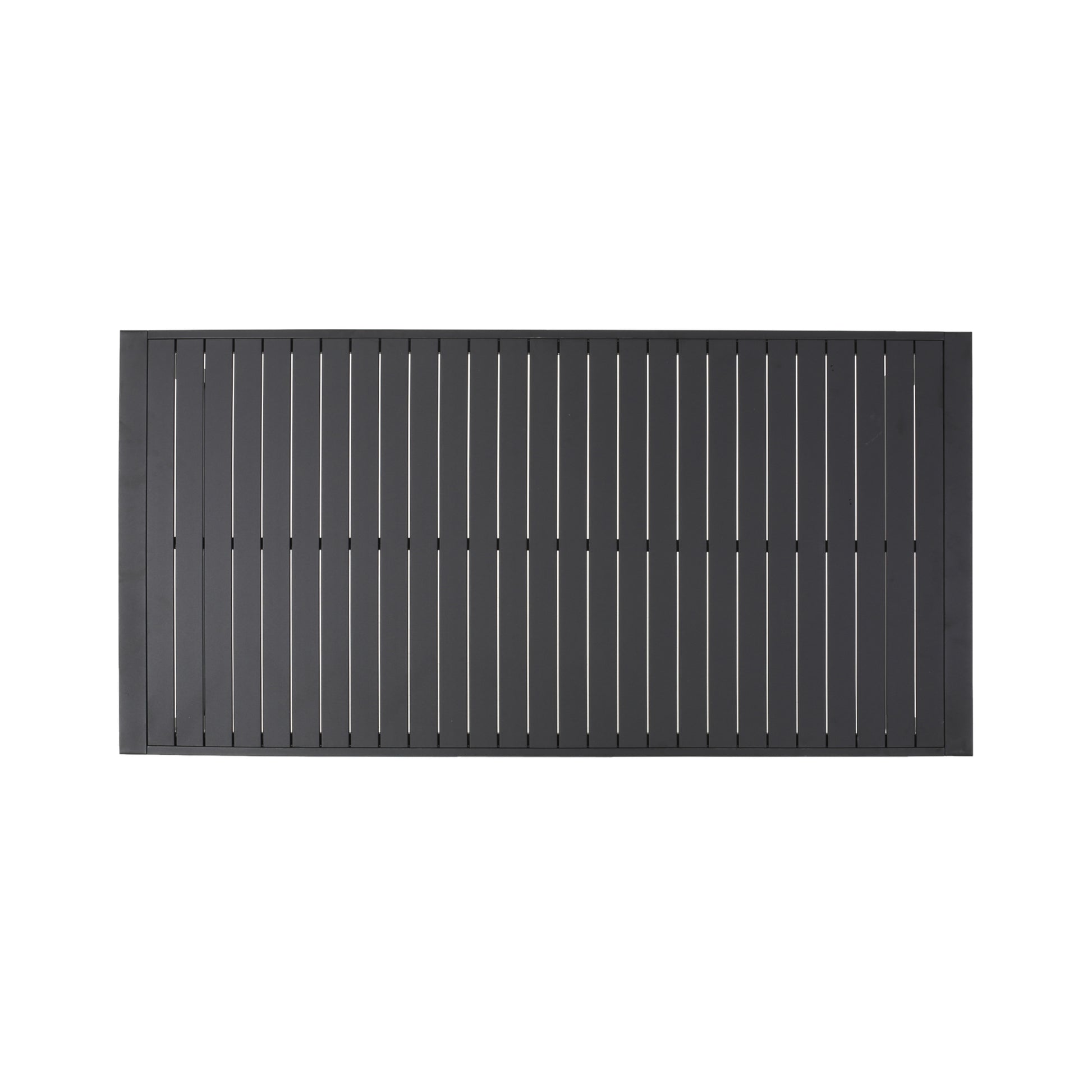 Outdoor Dining Set, Dining Chair Set Of 6 Aluminum Dining Table, Gray Black Black Grey Aluminum