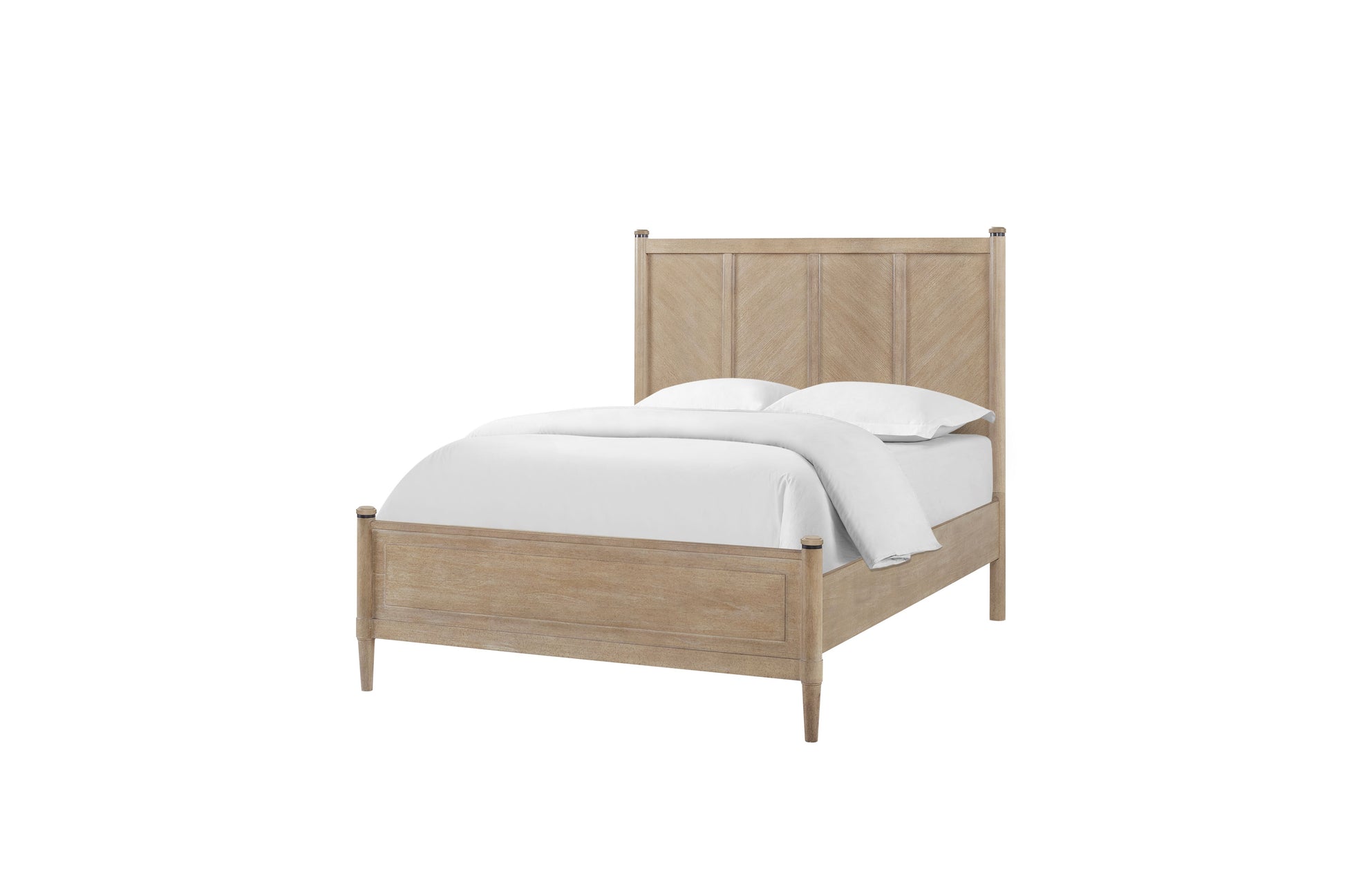 Queen Lo Post Bed In Sand Finish Queen Sand Solid Wood Mdf