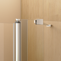 43 In. W * 58 In. H Frameless Folding Shower Doors For Bathtub, 1 4