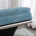 Coolmore Linen Massage Chaise Lounge Indoor With Remote Control,Ergonomic Electric Massage Long Lounger With 5 Modes For Office, Living Room,Bedroom Blue Blue Foam Linen