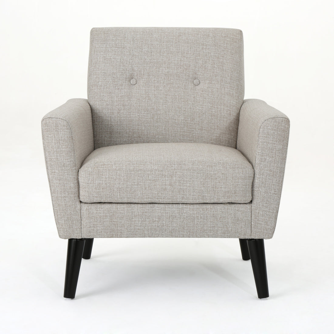 Club Chair Beige Fabric