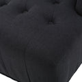 Toddman Hi Back Club Chair Charcoal Fabric