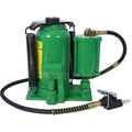 Air Hydraulic Bottle Jack, 20 Ton 44029 Lbs All Welded Bottle Jack, 10.2 19.7 Inch Lifting Range, Manual Handle And Air Pump, For Car, Pickup, Truck, Rv, Auto Repair, Industrial Engineering,Green Green Steel