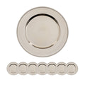 8 Pack Plastic Charger Plate, D13
