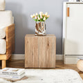 Modern Three Piece Coffee Table.Elevate Your Living Space With This Modern Mdf Coffee Table That Showcases Smooth, Light Wood Color Texture Patterns. Stylish Design. Wood Mdf