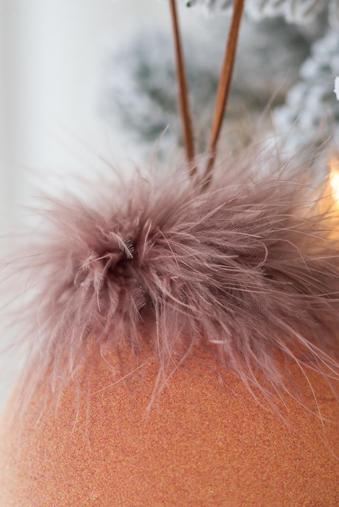 D3.9" Christmas Ball Ornaments, Glass Decorative Hanging Ball Christmas Tree Ornaments For Holiday Party Decorations, Set Of 6 Brown Glass