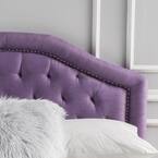 Queen&Full Sized Headboard Full Light Purple Fabric