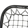 Soozier Soccer Rebounder Net, 3' X 3', Angle Adjustable Portable Training Goal Net With Quick Folding Design, Sturdy Metal Tube Black Plastic