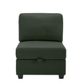 Fabric Modern Modular Sofa Couch With Storage Seats Modular Sectional Sofa 4 Seater Modular Couch For Living Room Green Green Polyester 4 Seat