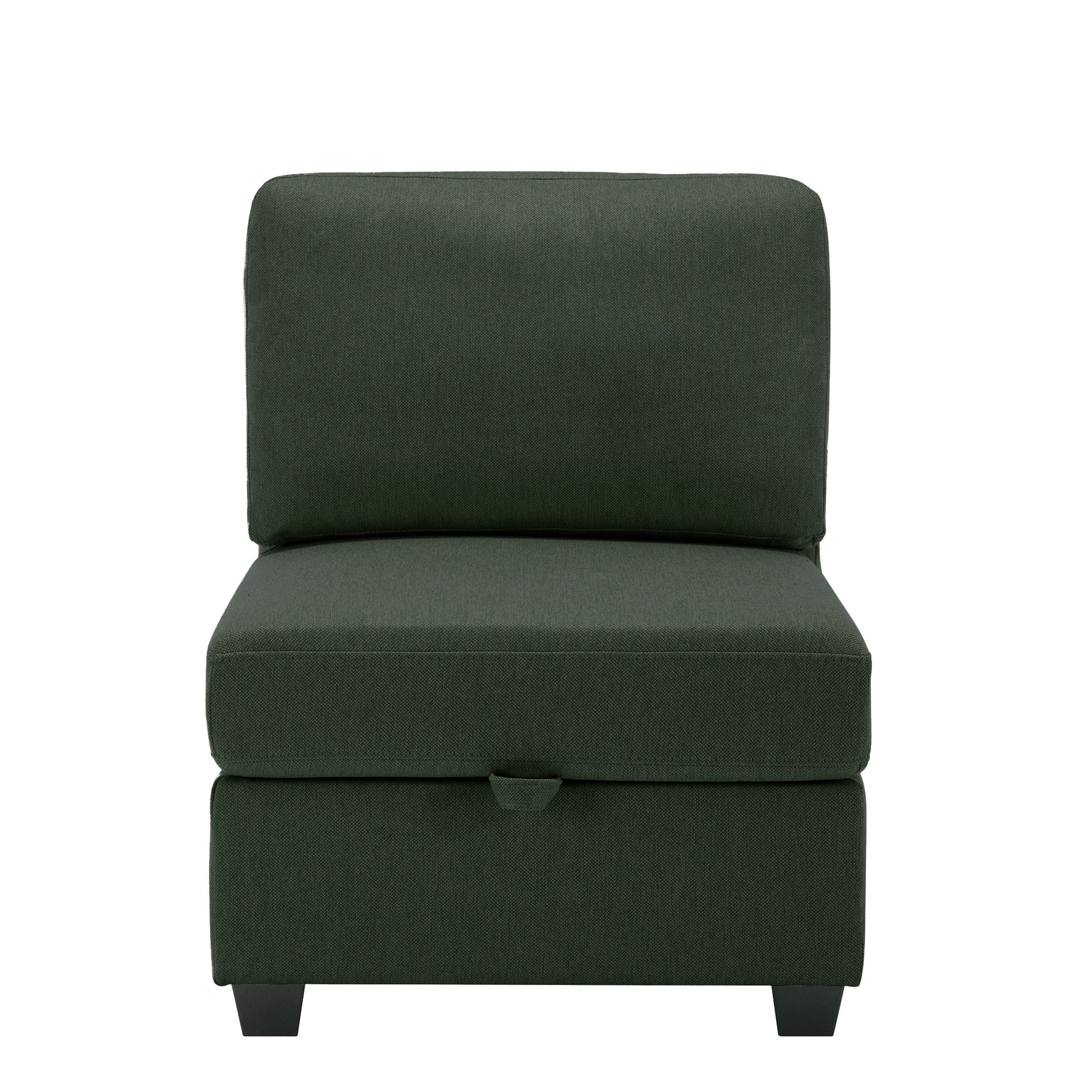 Fabric Modern Modular Sofa Couch With Storage Seats Modular Sectional Sofa 4 Seater Modular Couch For Living Room Green Green Polyester 4 Seat