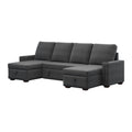 Sectional Sofa With Storage, 96