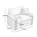 Modern Living Room Sofa Two Piece Set, Suitable For Living Room And Bedroom Sofa Set, Consists Of A Single Seat And A 3 Seater Sofas, Green Corduroy Green Corduroy 3 Seat