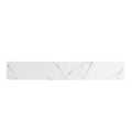 Modern App Controlled Led Tv Stand For Tvs Up To 105'', Faux Marble Tabletop Media Console With Tempered Glass Doors, Entertainment Center With 2 Drawers & Cabinets For Living Room, White White 90 Inches Or Larger Particle Board Mdf
