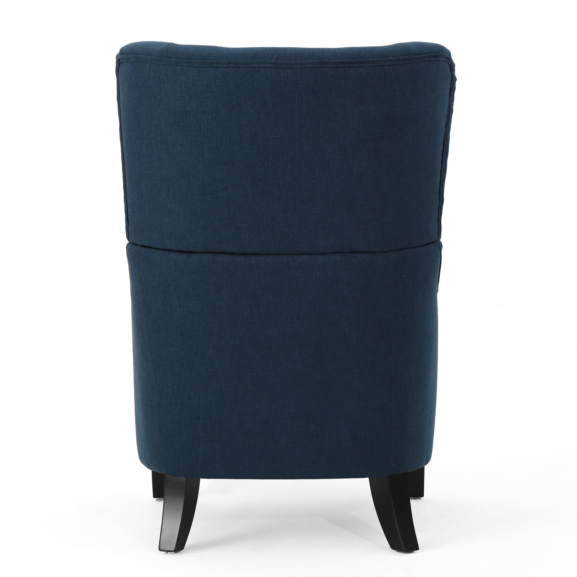 Hi Back Quentin Sofa Chair, Living Room, Study And Bedroom Navy Blue Fabric