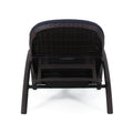 Mikael Chaise Lounge With Cushion Dark Brown Polypropylene