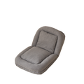 Triple Fold Down Sofa Bed,Gy Grey Metal Cotton Metal