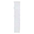 Queen Size Murphy Bed Wall Bed With Top Cabinets,White Queen White Plywood
