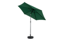 9Ft Outdoor Patio Umbrella Outdoor Table Umbrella With Push Button Tilt And Crank, Market Umbrella 6 Sturdy Ribsdeck, Backyard, Pool Base Not Included Dark Green Dark Green Garden & Outdoor Steel